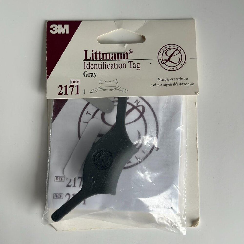 3M Littmann Stethoscope Identification Tag - Gray